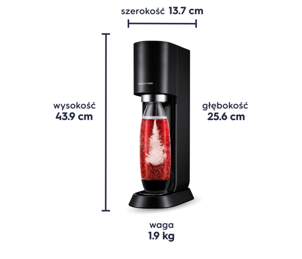SodaStream MIX kolor czarny - 1487038 - zdjęcie 2
